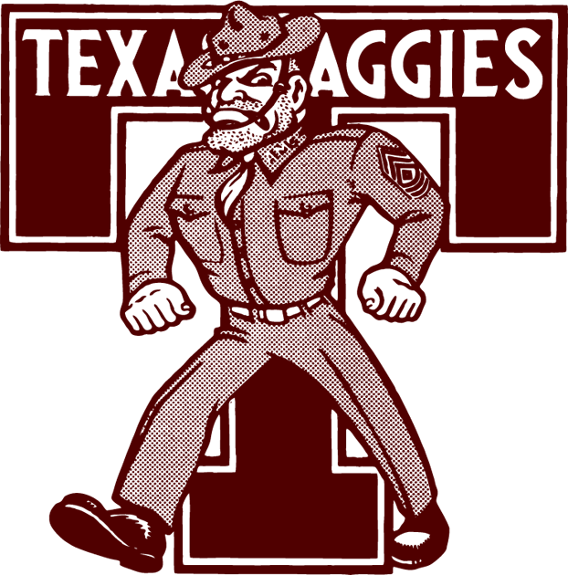 Texas A&M Aggies 1972-1980 Primary Logo diy fabric transfers